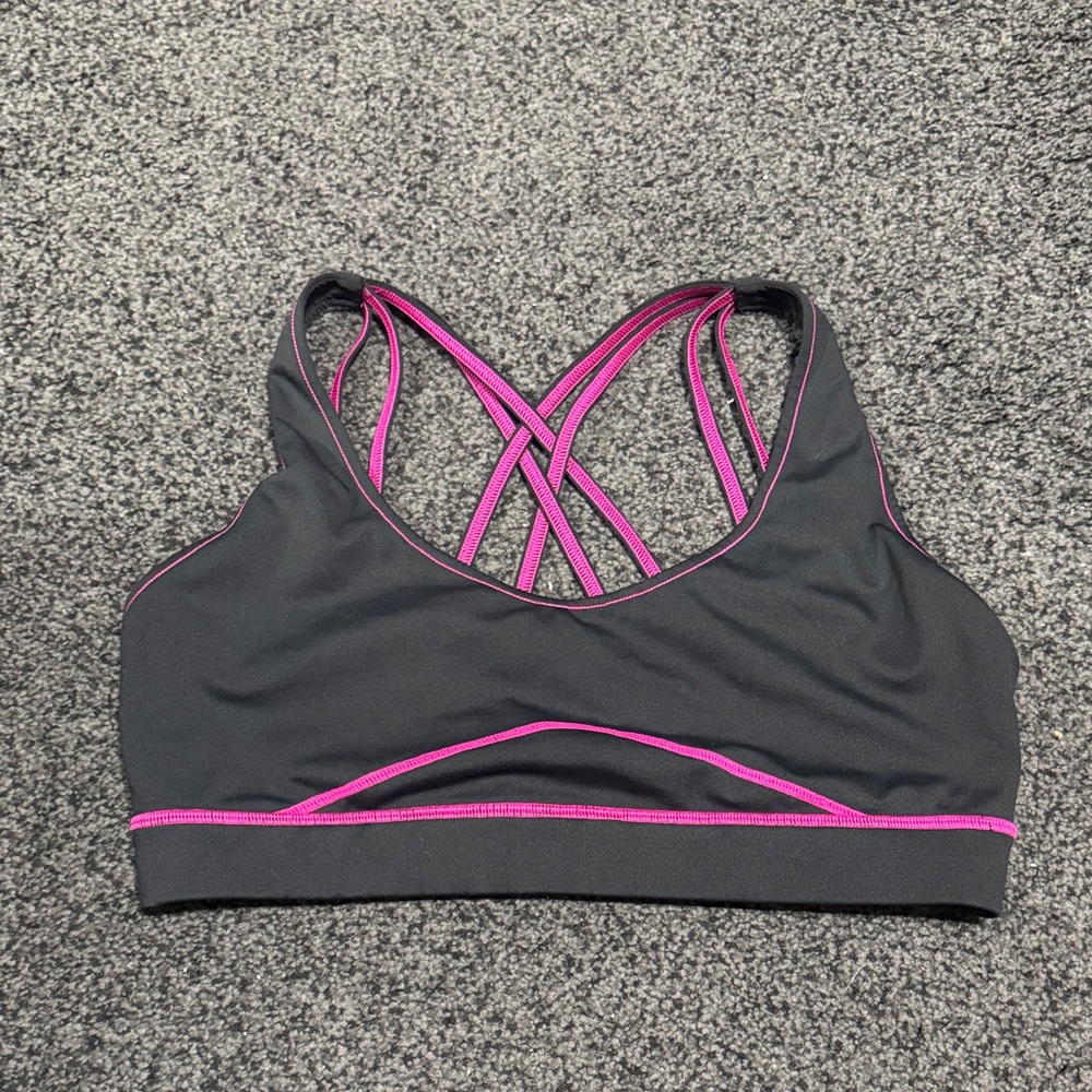 CNC Contour Neon Pink Sports Bra